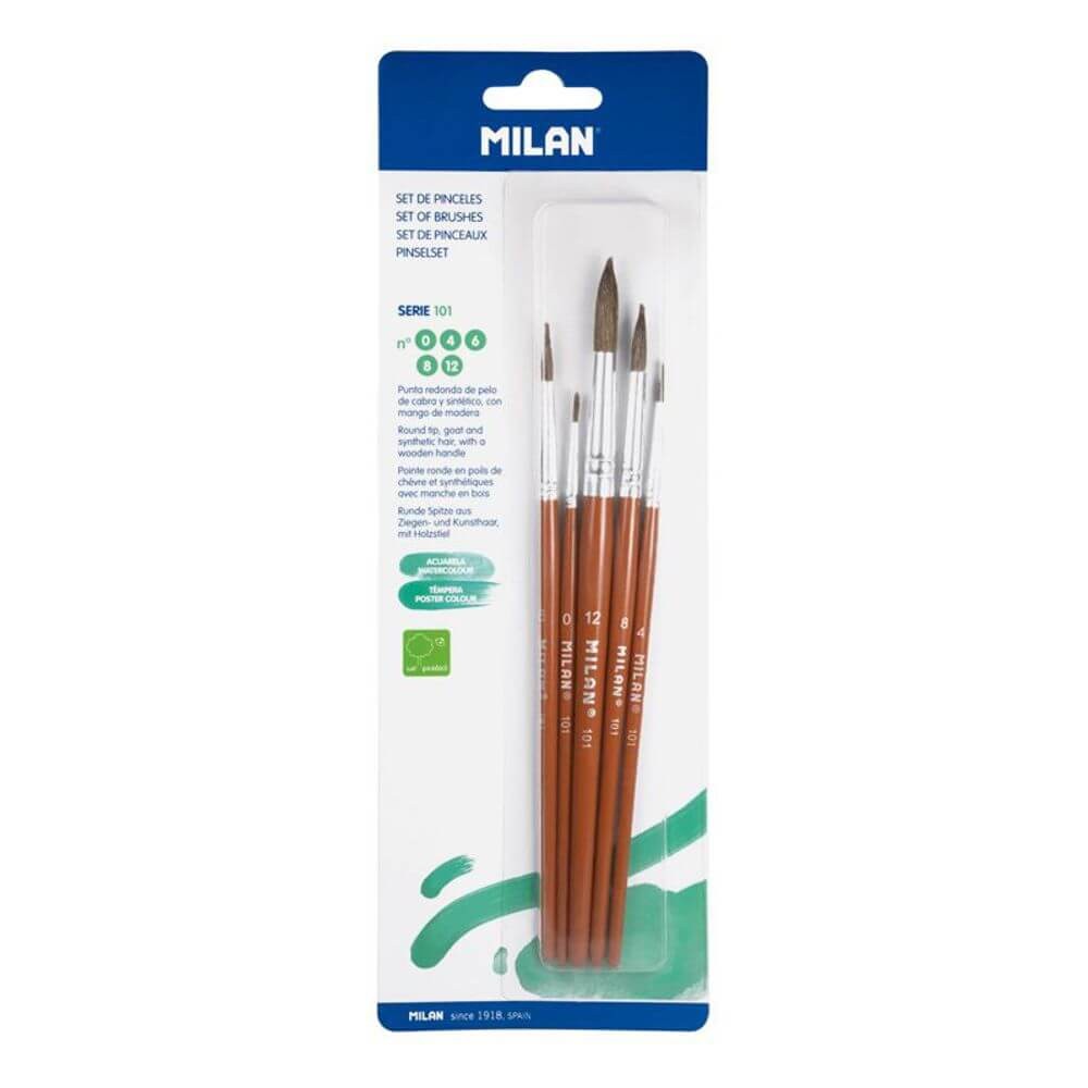 BWM10461 Pędzle Milan 101 Okrągłe 0 4 6 8 12.jpg