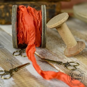 Wstążka Old Fashion Ribbon Pomarańczowa