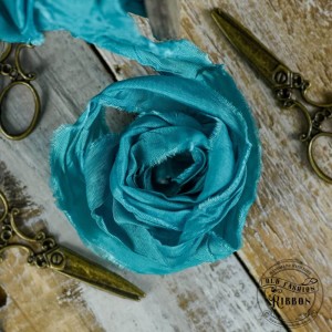 Wstążka Old Fashion Ribbon Turkus Morski
