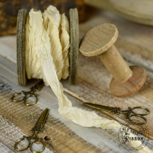 Wstążka Old Fashion Ribbon Kremowy