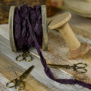 Wstążka Old Fashion Ribbon Śliwka