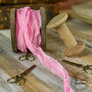 Wstążka Old Fashion Ribbon Róż Cukierkowy