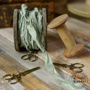 Wstążka Old Fashion Ribbon Mięta Brudna