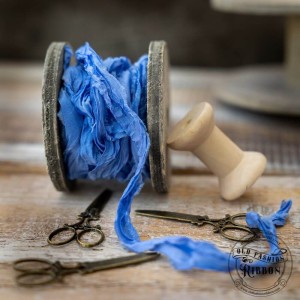 Wstążka Old Fashion Ribbon Niebieski Jeansowy