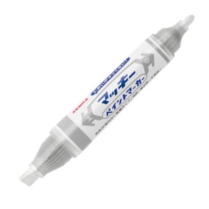 Marker Olejowy Zebra Mckie Bold Srebrny Dwustronny