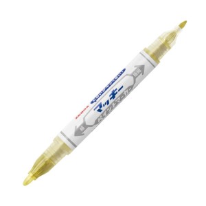 Marker Olejowy Zebra Mckie EF Złoty Dwustronny