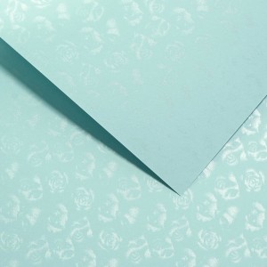 Papier Wizytówkowy Argo 220g/m2 Małe Róże Błękitny