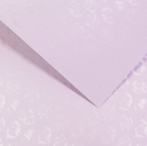 Papier Wizytówkowy Argo 220g/m2 Małe Róże Liliowy