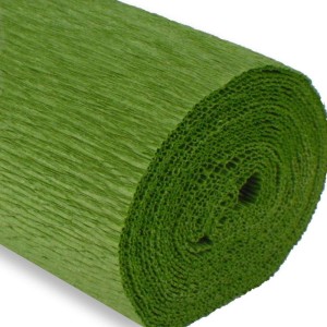 Krepa CR Zielona Oliwka 622 50x250cm 180g