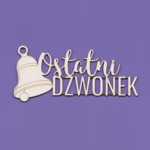 Tekturka Napis - Ostatni dzwonek Crafty Moly 