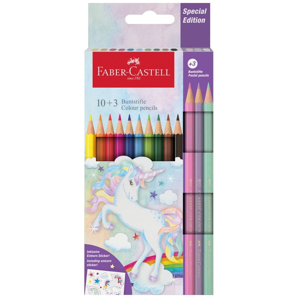 111219 Kredki oł. Faber-Castell 10+3 kol. Jednorożec.jpg