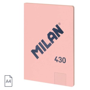 Zeszyt Kratka A4/48 Milan Różowy