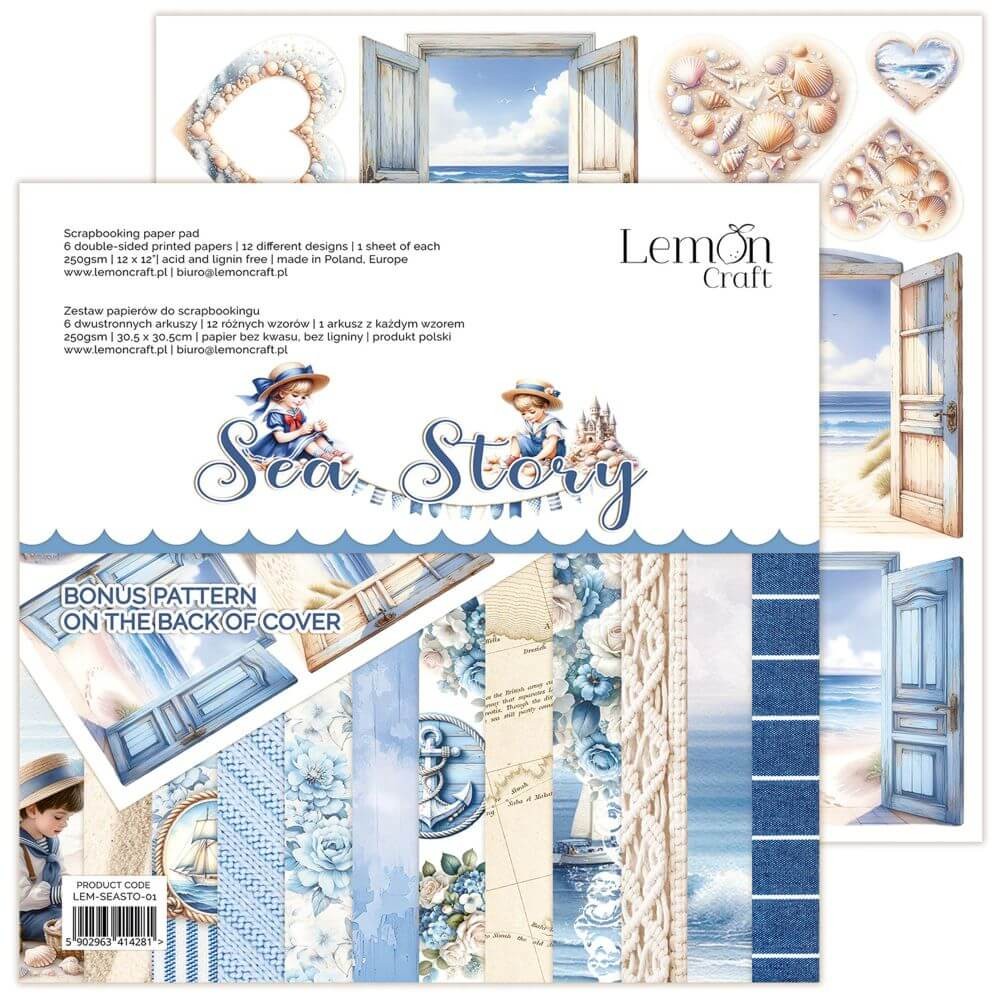 LEM-SEASTO-01 Zestaw Papierów 12x12 Lemon Sea Story.jpg