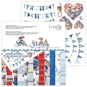 Bloczek Elementów 8x8'' Lemon Craft Sea Story