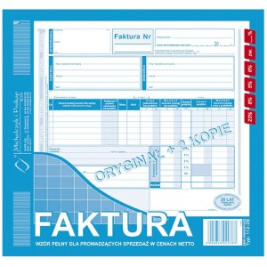 Druk 2/3 A4 FV Nabywca Odbiorca MiP1+2 60 