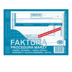 Druk A5 FV Procedura Marży MiP