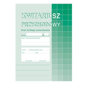 Druk A5 Kwitariusz Przychodowy Numerowany MiP
