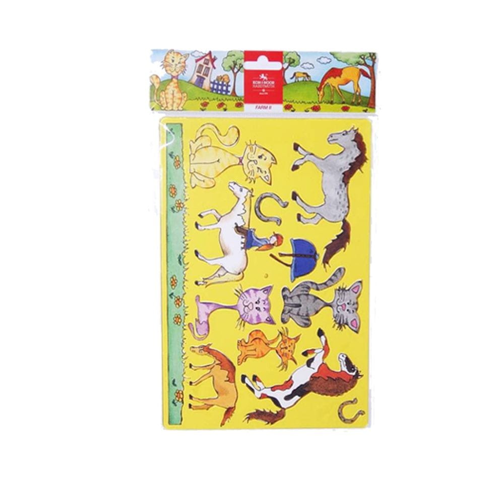 98200130 Szablon Plastyczny Koh-I-Noor Zwierzęta Farma II.jpg