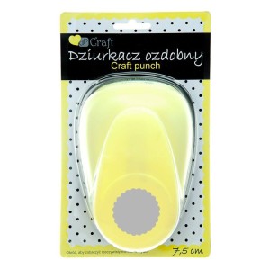 Dziurkacz ozdobny DP Craft 7.5cm Koło z Falbanką