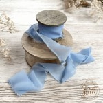 Wstążka Old Fashion Ribbon Szyfon Light Blue