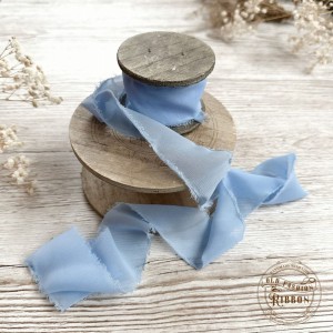 Wstążka Old Fashion Ribbon Szyfon Light Blue