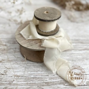 Wstążka Old Fashion Ribbon Szyfon Vanilla
