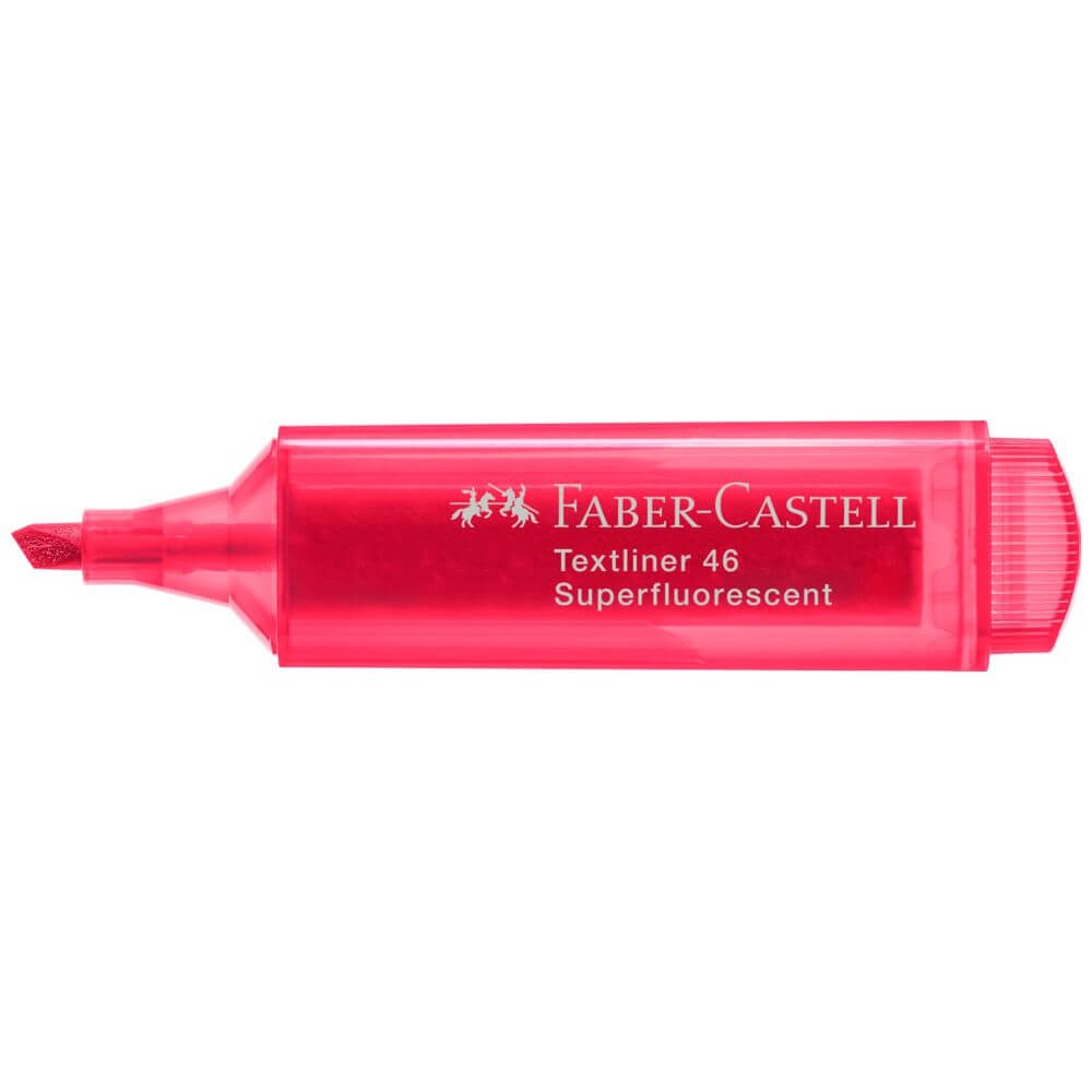 154621 Zakreślacz Faber-Castell 1546 Fluo Czerwony.jpg