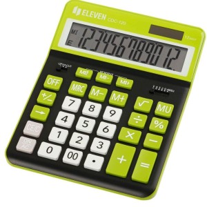 Kalkulator Eleven CDC-120 Czarno-Zielony