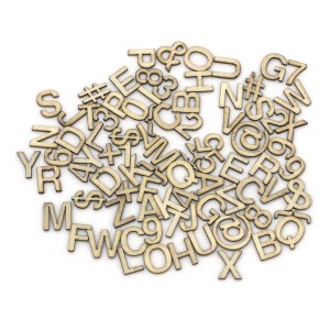 Literki Drewniane Argo 13mm a'86