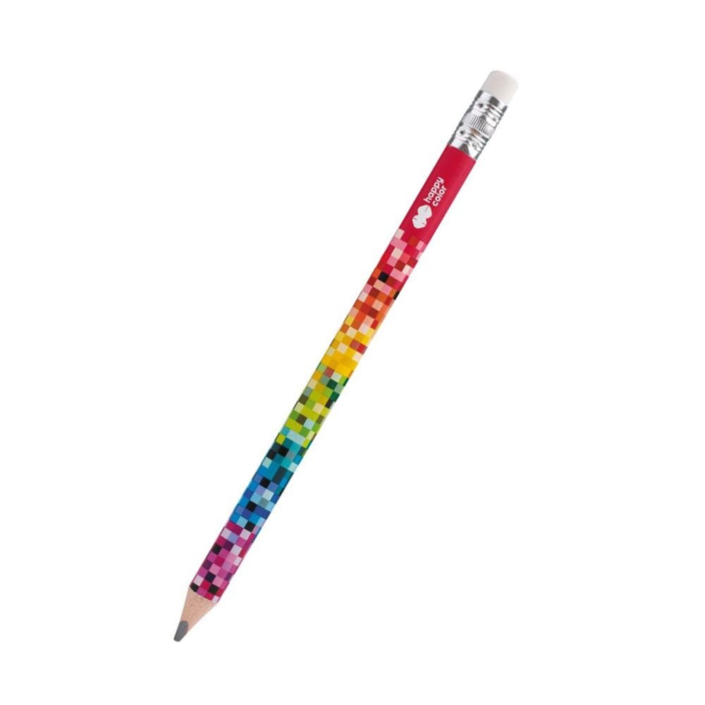 HA 3132 01PI-2B Ołówek z Gumką Jumbo 2B Happy Color Pixi.jpg