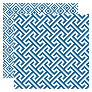 Papier 12x12" Echo Park Sapphire Geometric