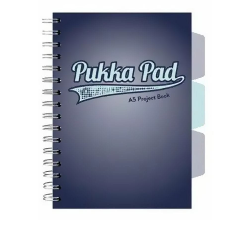 3107NY Kołozeszyt Kratka A5100 PP Pukka Pad Navy.jpg