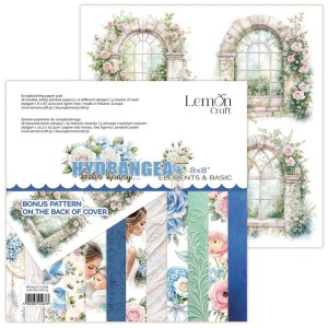 Bloczek Elementów 8x8'' Lemon Craft Dear Diary Hydrangea