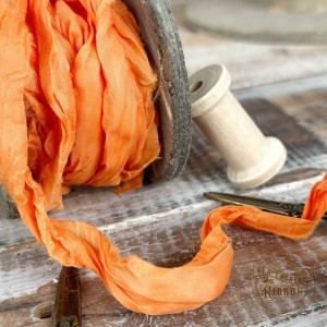 Wstążka Old Fashion Ribbon Dyniowy
