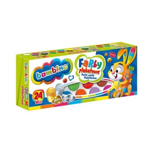 Farby Plakatowe 24 kol. St.Majewski 10ml Bambino