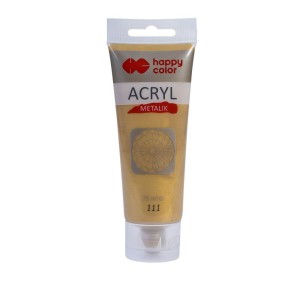 Farba Akrylowa Happy Color 75ml Metal Złota Czysta