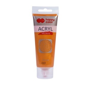 Farba Akrylowa Happy Color 75ml Metal Złota Miodow