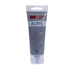 Farba Akrylowa Happy Color 75ml Szara