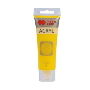 Farba Akrylowa Happy Color 75ml Żółta