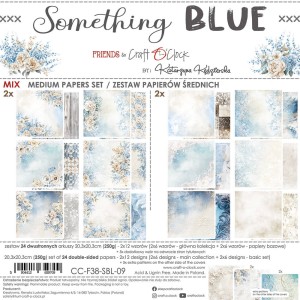 Zestaw Papierów Mix 8x8" Craft O'Clock Something Blue