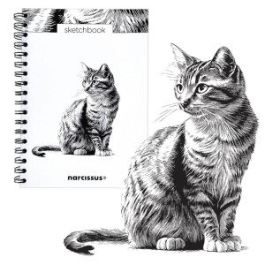 Kołoszkicownik B5/60 Narcissus 120g/m2 Kot