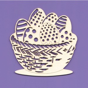 Tekturka Pisanki w Koszu Crafty Moly