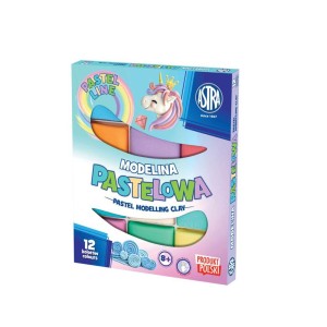 Modelina 12 kol. Astra Pastelowa