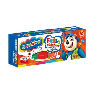 Farby Plakatowe 10 kol. St.Majewski 20ml Bambino