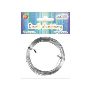 Drucik Aluminiowy Aliga 5m 1.2mm Srebrny
