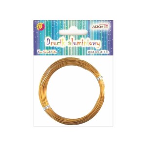Drucik Aluminiowy Aliga 5m 1.2mm Złoty
