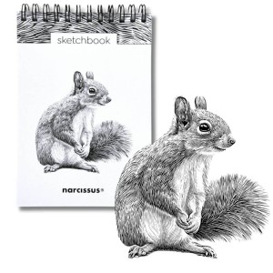 Kołoszkicownik Pion A6/60 Narcissus 120g/m2 Wiewiórka