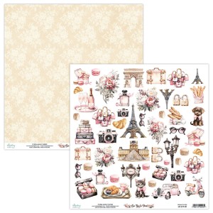 Papier 12x12" Mintay See You In Paris Elements 