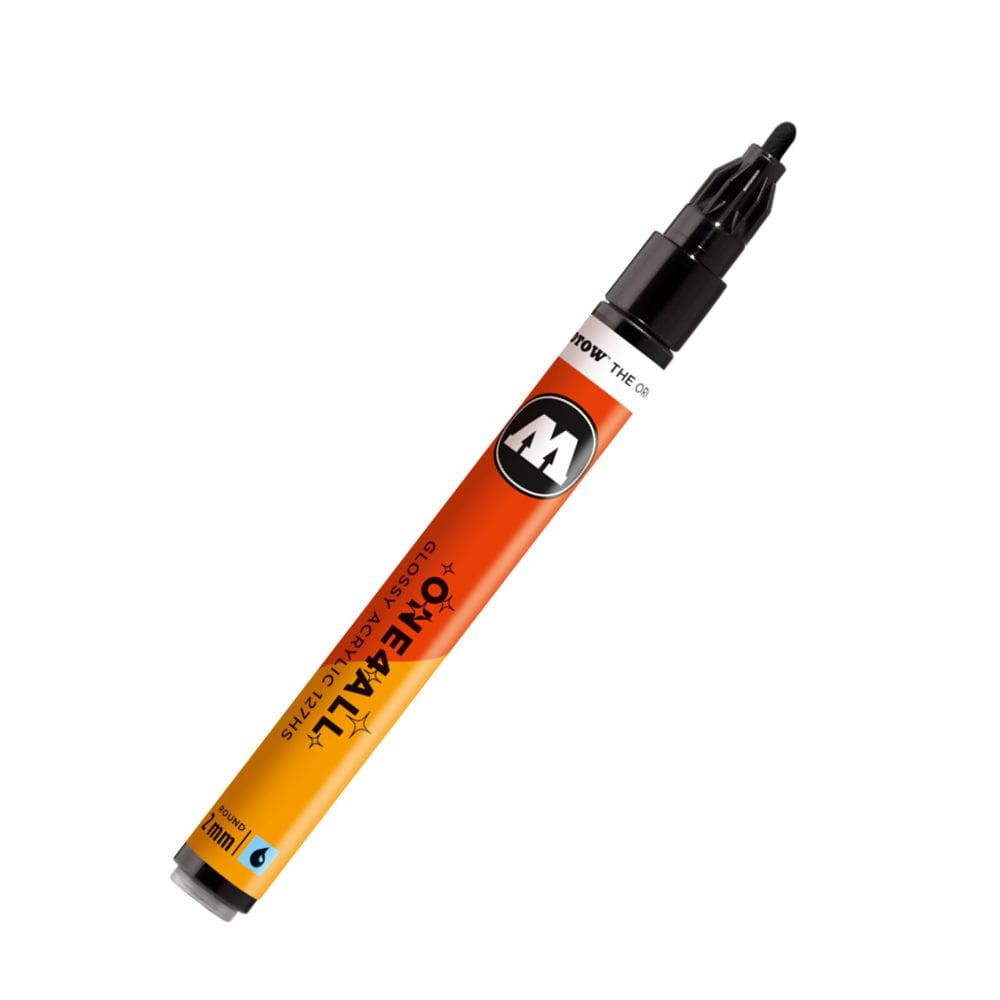 127HS 252 Marker Akrylowy One4All Molotow 2 Black Glossy.jpg
