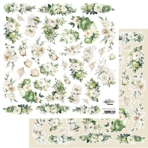 Papier 12x12" Alchemy Gentleness Kwiaty Wycinanka